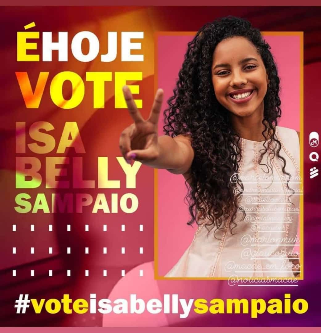 IsabellySam's tweet photo. GENTEEEEEE, É HOJEEEEEEE!!!!!🥳

Chegou o dia de fazer o que eu mais gosto e se Deus quiser buscar o título do #TheVoiceKids Brasil!!!

Agora é a hora galeraaa, vamos votar muitooo juntos, a partir das 14:00 hrs heim!!! 

#timebrown 
#voteisabellysampaio 
#teamisabellysampaio https://t.co/ZxQH1EY9DB
