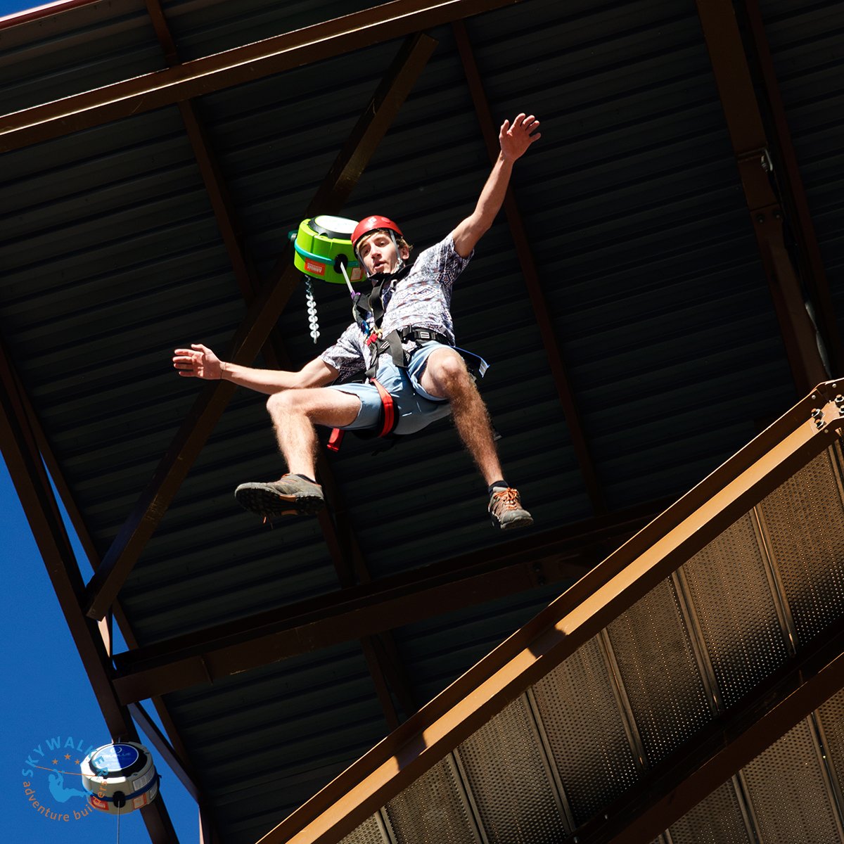 SkywalkerENG's tweet photo. 20 meter free-fall device expensive? Think again... #freefall #quickflight #quickjump #skywab https://t.co/m4tw8QBFuL https://t.co/vuJPe9yW9V