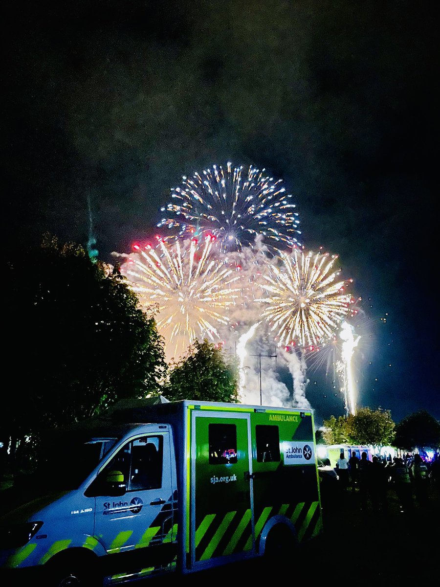 Awesome shot from <a href="/SJANRFleet/">SJA North Region Fleet</a> with our new <a href="/stjohnambulance/">St John Ambulance England</a> @SJA_ACR MAN vehicle taken at the <a href="/SouthportFirewx/">British Musical Fireworks Championship</a> last night. Huge thanks to our ambulance crews supporting the @sja_CMevents team on duty. Sad to have missed it! #Fireworks #nofilterneeded