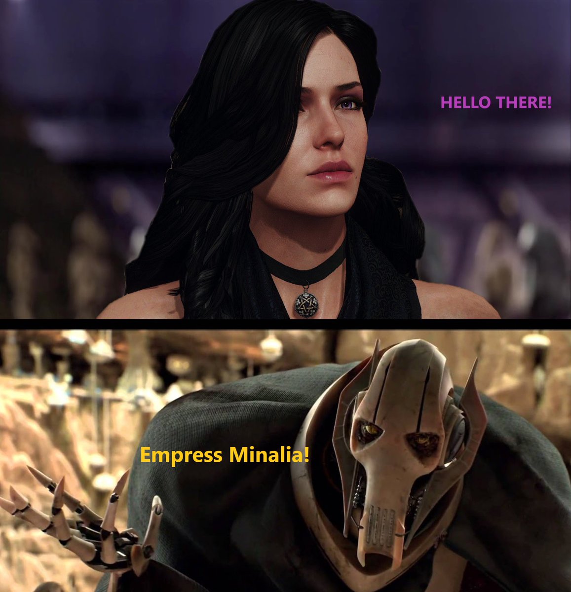 <a href="/TrueSithRinnas/">Darth Rinnas, Empress Minalia</a> 
II>  A surprise, to be sure, but a welcome one  XD