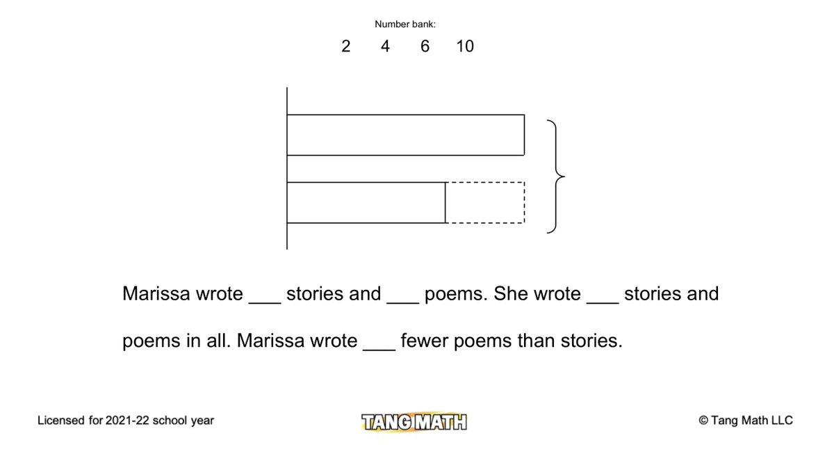 Greg Tang (@gregtangmath) on Twitter photo Why are word problems a key component of a good math program? Why do countries that excel in math do so many? They provide context, teach & practice key skills, are a great way to differentiate instruction. We take numberless problems to a whole new level!
tangmath.com/puzzles Why are word problems a key component of a good math program? Why do countries that excel in math do so many? They provide context, teach & practice key skills, are a great way to differentiate instruction. We take numberless problems to a whole new level!
tangmath.com/puzzles