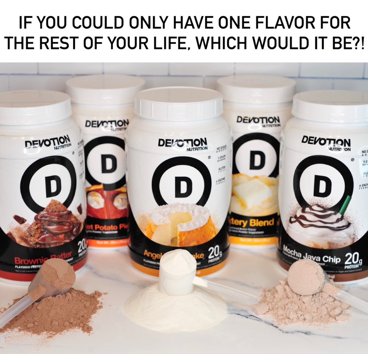 Devotion Nutrition on Twitter "Which is the Devotion protein flavor you could NEVER give up
