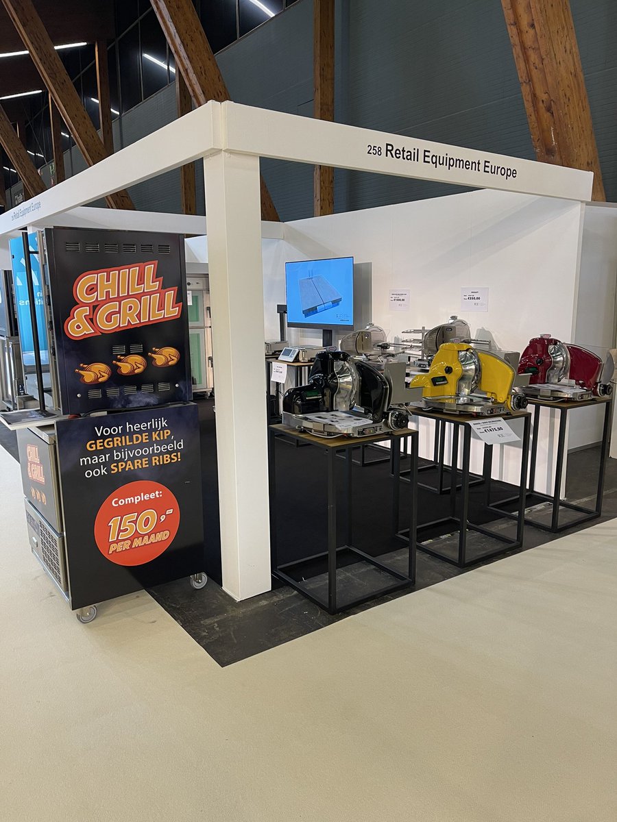 Retail Equipment Europe een betrouwbare leverancier voor circulaire Foodservice apparatuur. Wij staan komende dagen op de Meat expo in Kortrijk.