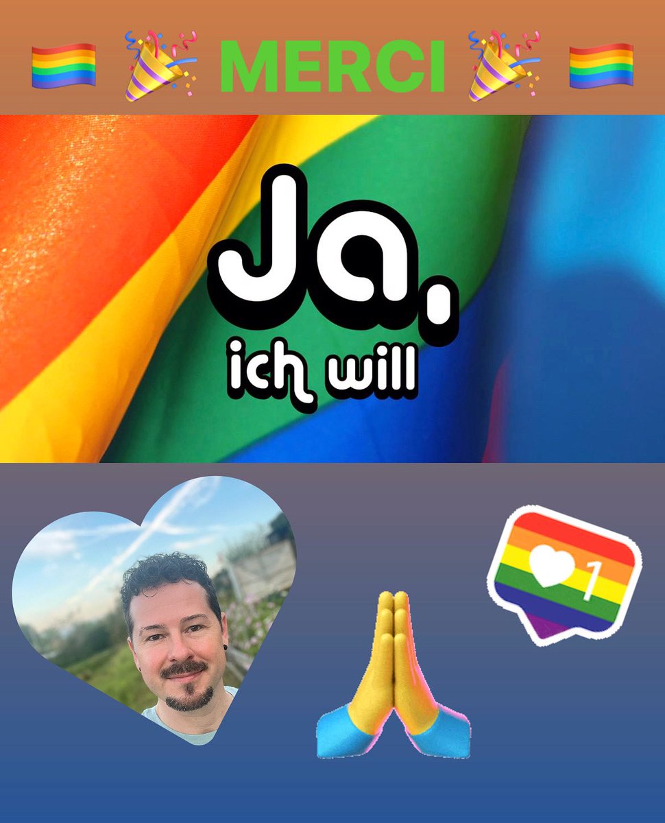 ChrissZH's tweet photo. Heute wurde Geschichte geschrieben! 🎉🏳️‍🌈🎊 #history #geschichte #schweiz #ehefüralle #ehefüralle #ehefueralle #jaichwill #lgbt #lgbtiq #thankyou #merci #danke #abstimmung #abst21 #loveislove #regenbogenfamilie #gleichberechtigung #ehe #gaymarriage https://t.co/awcO7w8CK9