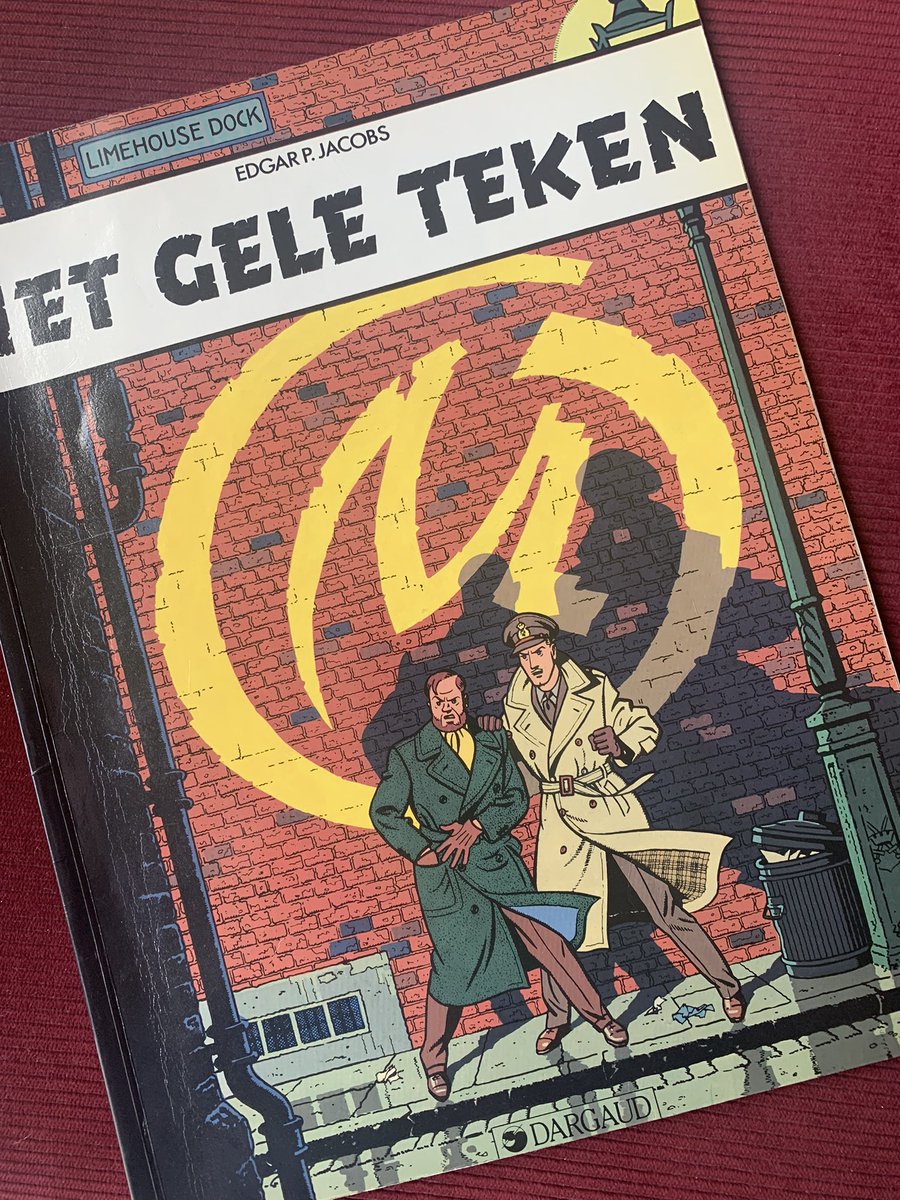 pvdbesselaar's tweet photo. Vandaag bestaan Blake en Mortimer 75 jaar. Het gele teken is het beste stripalbum ooit. Ik ben de militair die de strips liet liggen in het wachthuisje van de Generaal Majoor de Ruyter van Steveninckkazerne sindsdien levenslang dankbaar. #BlakeetMortimer #blakeenmortimer https://t.co/rdDUZGL2Zz
