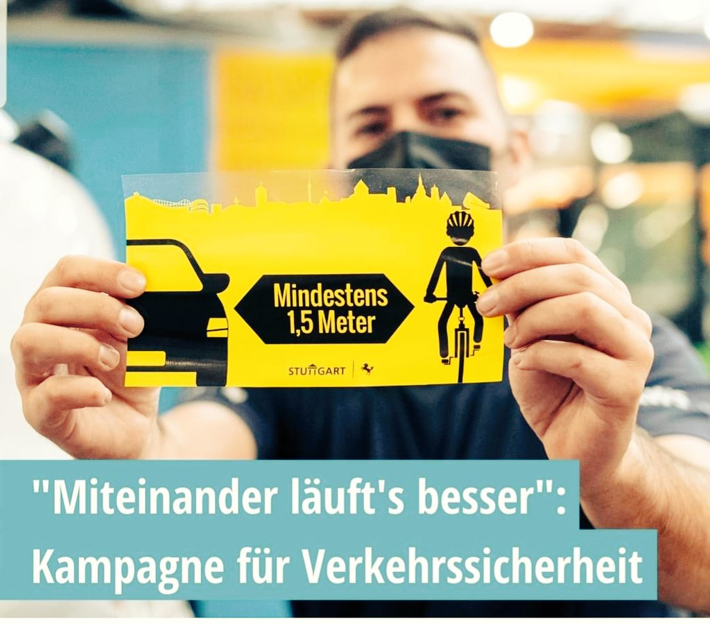 GERinBurundi's tweet photo. La distanciation sauve des vies.  Pas seulement dans la pandémie COVID19,  mais  aussi dans la circulation. Belle campagne de promotion pour la sécurité routière de la ville de Stuttgart en 🇩🇪. @akezanet @stuttgart_stadt @MairieBuja @MinCommerce https://t.co/AHCJ1FEQjf