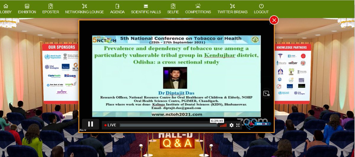 nctoh2021's tweet photo. Abstract Driven Rapid Fire Oral Presentation on Epidemiology in the 5th #nctoh2021 #conference2021 
@IndianCancerSoc @TheUnion_USEA @thePHFI @ProfSonuGoel https://t.co/P7OPvkL07L