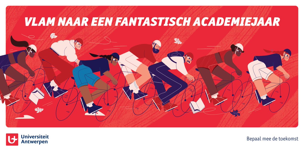 Voor Universiteit Antwerpen mochten we met Hartstikke naar aanleiding van #Flanders2021 een gigantische banner illustreren en ontwerpen ❤️