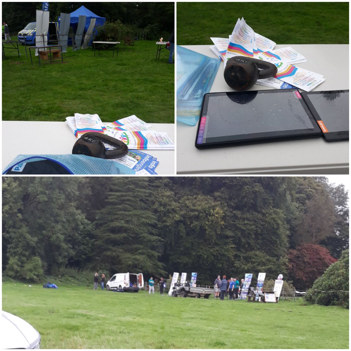 It's been a bit wet and windy at Scolton Manor this morning, so apologies for the soggy leaflets 😁It's drying out now and everyone's still enjoying the activities, chats and Pure West Radio.
Pop along to the Active for Life and Exercise Buddies open day at Scolton Manor.
ON NOW