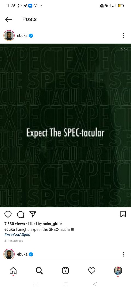 Alex_Houseof308's tweet photo. Ebuka's IG post dey very cryptic..how this night wan be? π€ #AreYouASpec #BBNaija https://t.co/oW3riEUQFJ