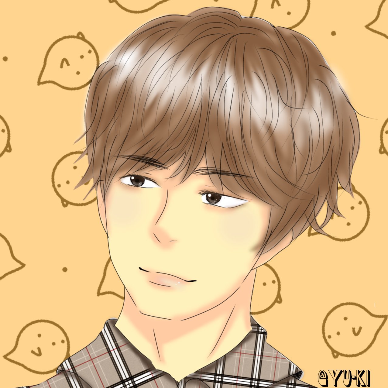 Yuｰki お絵描き 最近 一重が魅力的に感じたので一重男子描きました ㅂ و イラスト イラスト初心者 イラスト好きな人とつながりたい イラスト好きさんとつながりたい 一重男子 茶髪 マッシュ男子 T Co Tfux2wbs8k Twitter