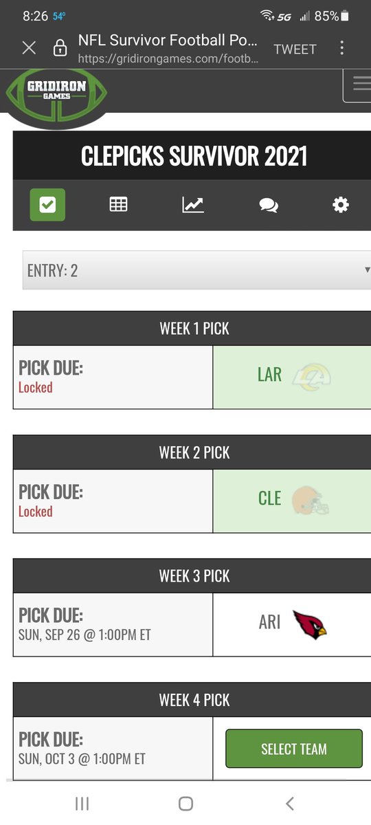 DailyLineUpShow's tweet image. Our Week #3 Survivor Picks! 
Arizona 
Carolina x2 W
Denver