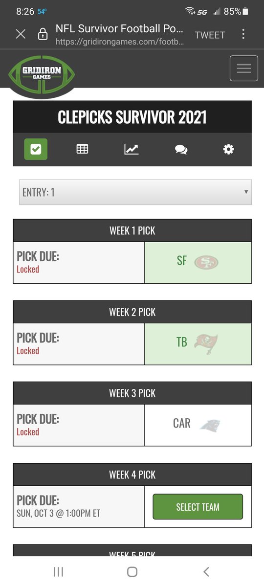 DailyLineUpShow's tweet image. Our Week #3 Survivor Picks! 
Arizona 
Carolina x2 W
Denver