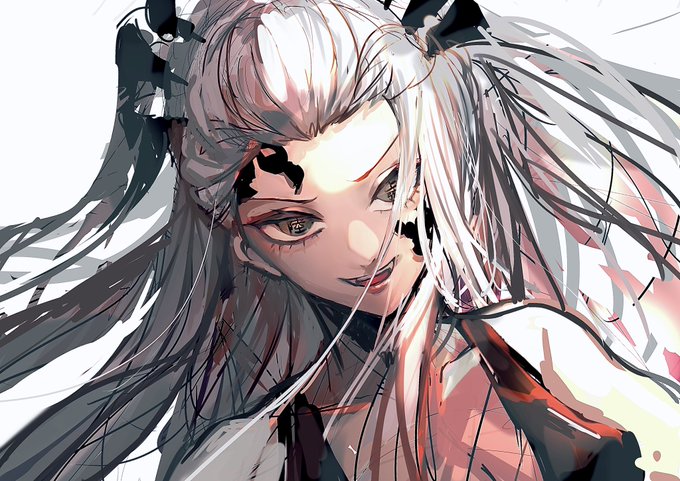 本望/HONMOUさんがTwitterに投稿した堕姫(鬼滅の刃)のイラスト。
