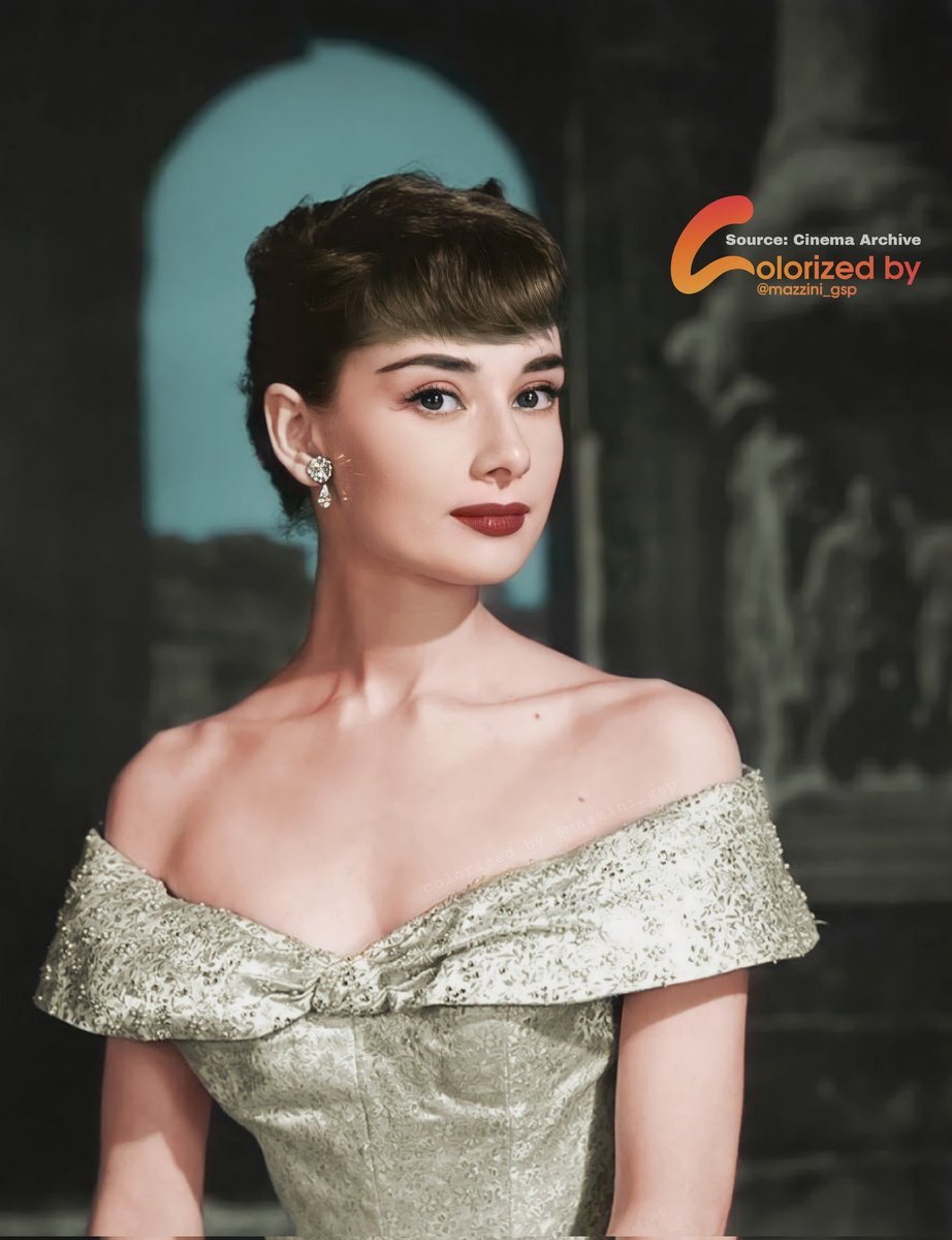 Audrey Hepburn, Rome, 1953 as Princess Ann in Roman Holiday movie. Audrey Hepburn, Rome, 1953 as Princess Ann in Roman Holiday movie.