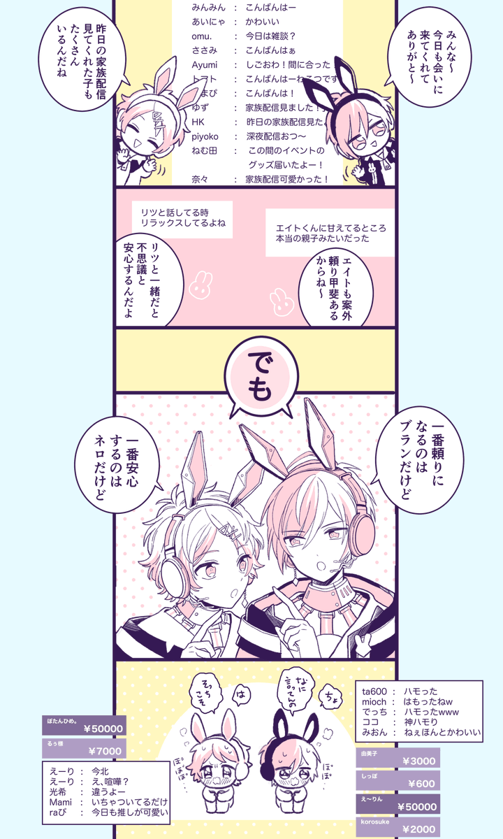 ネロとブラン🐰🐰

なかよしこよし 