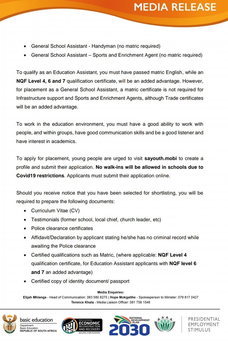 Basic Education Employment Initiative tweet media