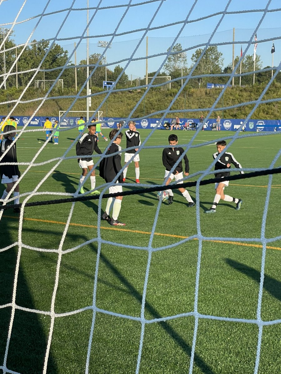 Getting ready for Union vs Charlotte Soccer Academy!