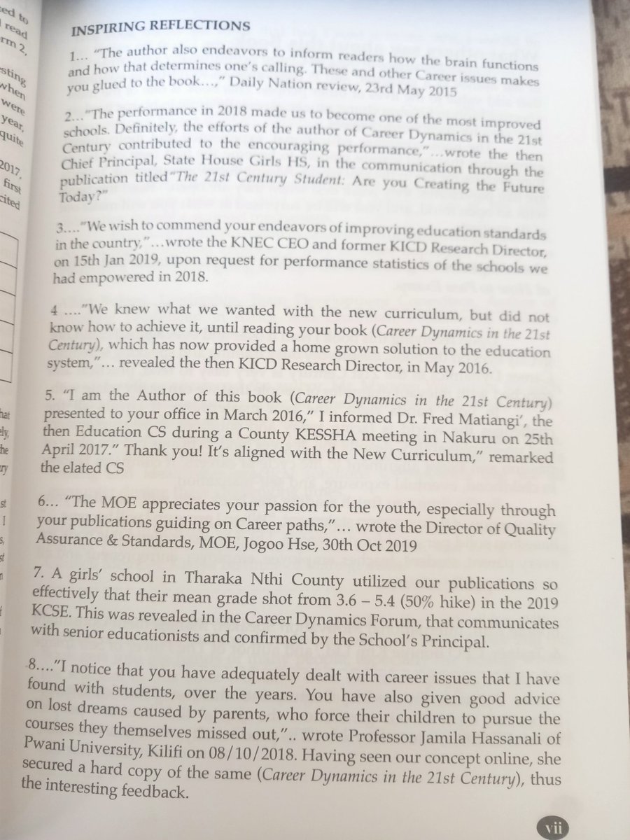 MWanjumbi's tweet photo. #Leadership It's no longer a secret how the Competency Based Curriculum-CBC of the Kenyan Education System was architectured and where the ideas came from, isn't it? It's only that the source has never been revealed officially. However, ALL education bigwigs are  in the picture. https://t.co/6xPkH78Xwc