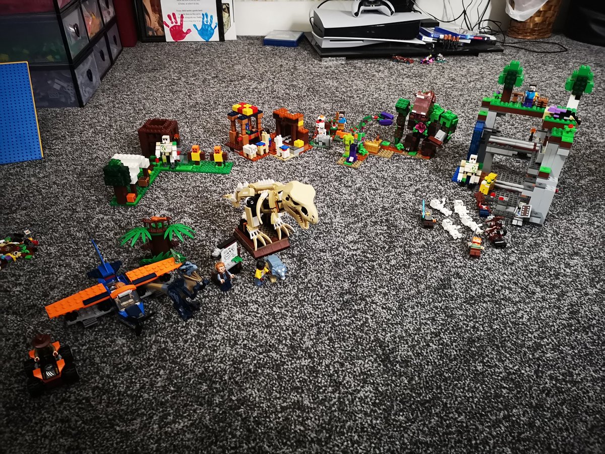 My sons lego he got for his birthday but its daddy that has to make it lol