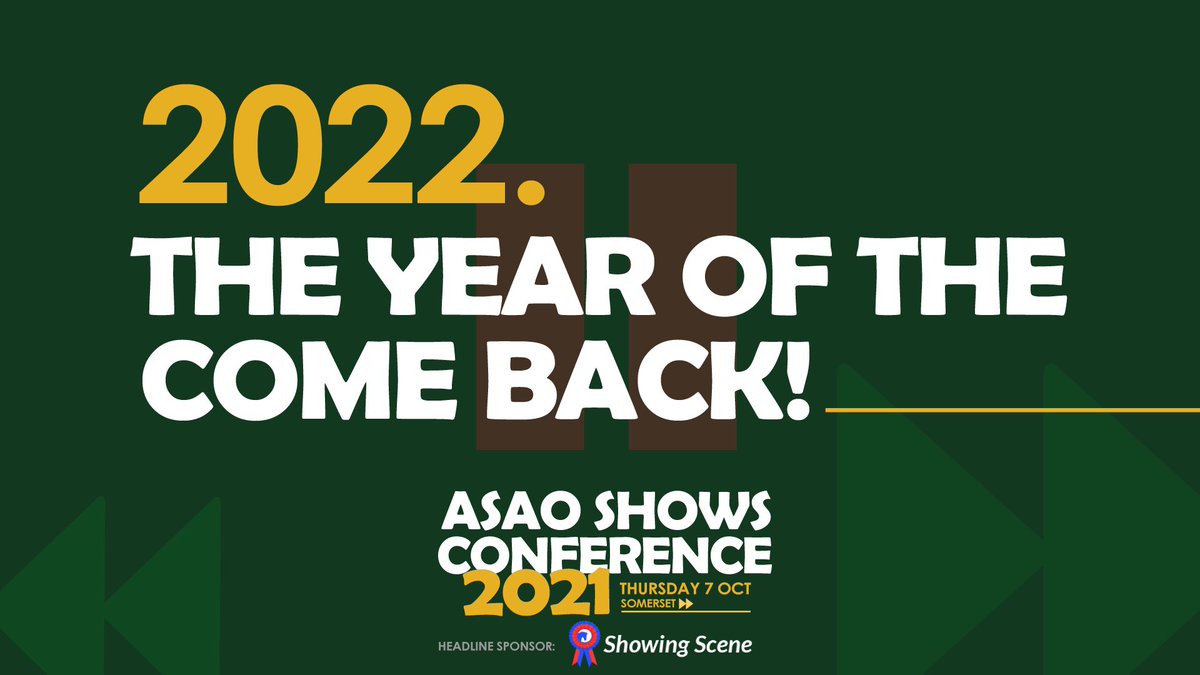 🚨🎟 Delegate Bookings for the 2021 Shows Conference close at 9pm TOMORROW! 🎟🚨

Booking information has been circulated to Members - thank you to our Bookings Partner ➡️ <a href="/TICKETsrv/">TICKETsrv</a>