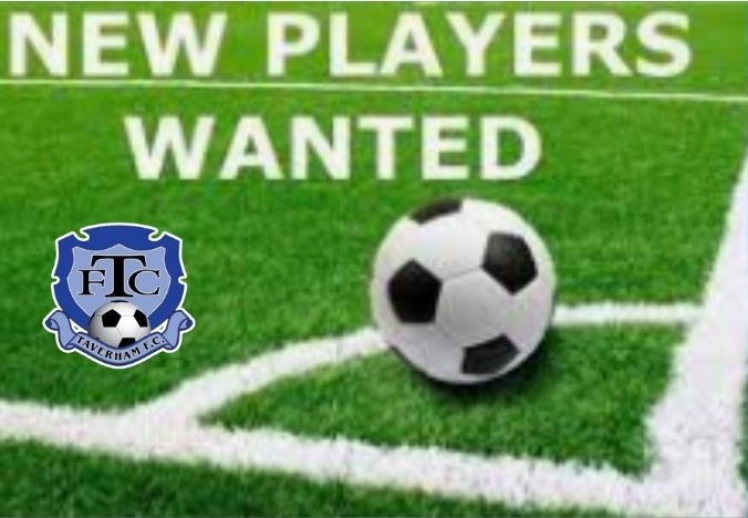 We are looking for at least two new players to join our team who currently play in League 3 in the <a href="/NorfolkCYFL/">Norfolk Combined Youth Football League</a>.  Ideally we would like players with playing experience. Please contact Danny. 07920488840
<a href="/taverhamfc/">Taverham FC</a> <a href="/NorfolkCountyFA/">Norfolk County FA</a>