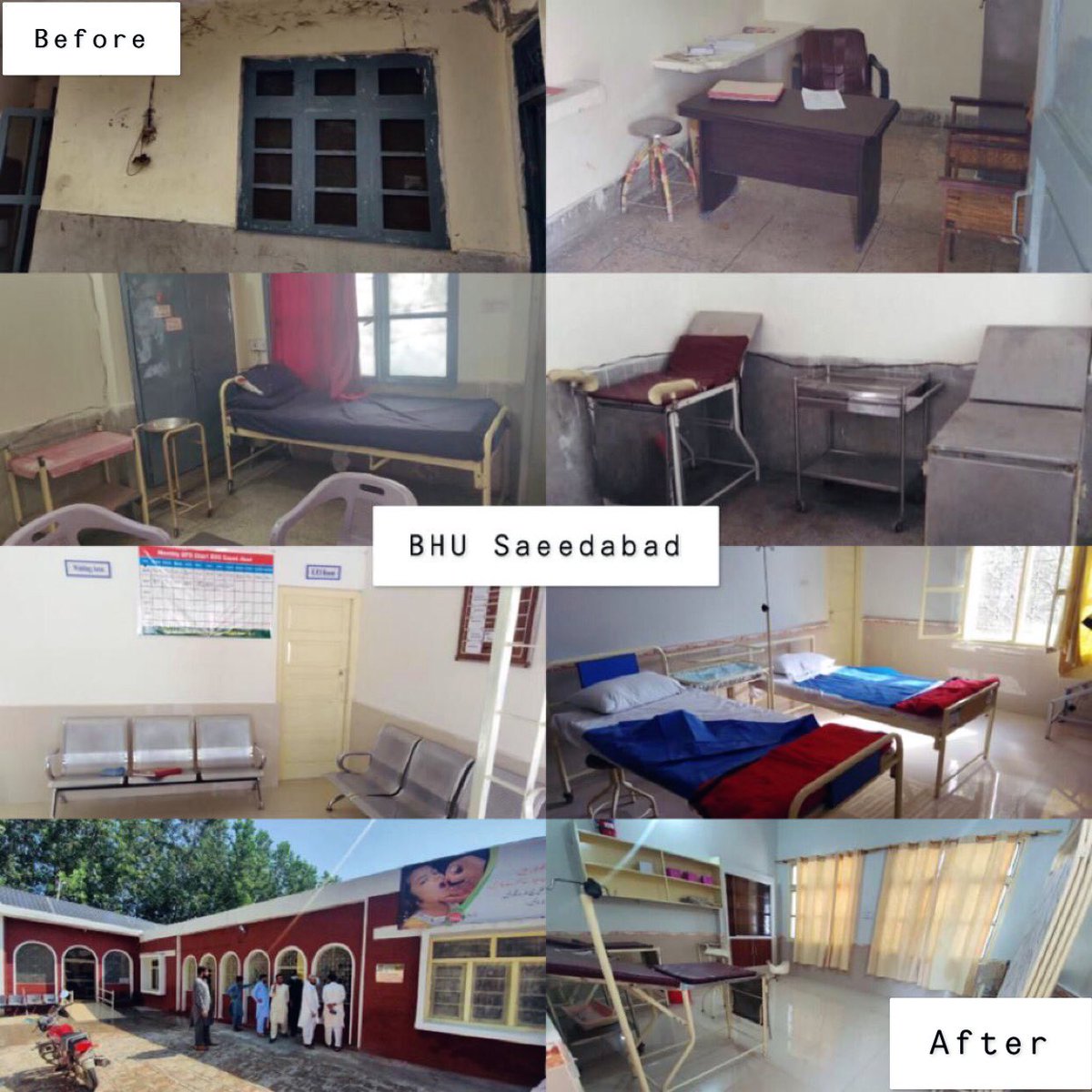 PTIofficial's tweet photo. Revamping of Primary Healthcare facilities started in KP after successfully launching Universal Health Insurance.
Improved infrastructure, doctors and medicines availability, operational funds transferred and utilised at facility level are some of key features
#KPHealthReforms https://t.co/h17uXqvpKD