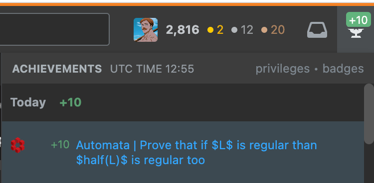 _0xffd's tweet photo. I love how my questions as a CS student still yield SO points
#stackoverflow #mathoverflow https://t.co/JwOyDxmnB8