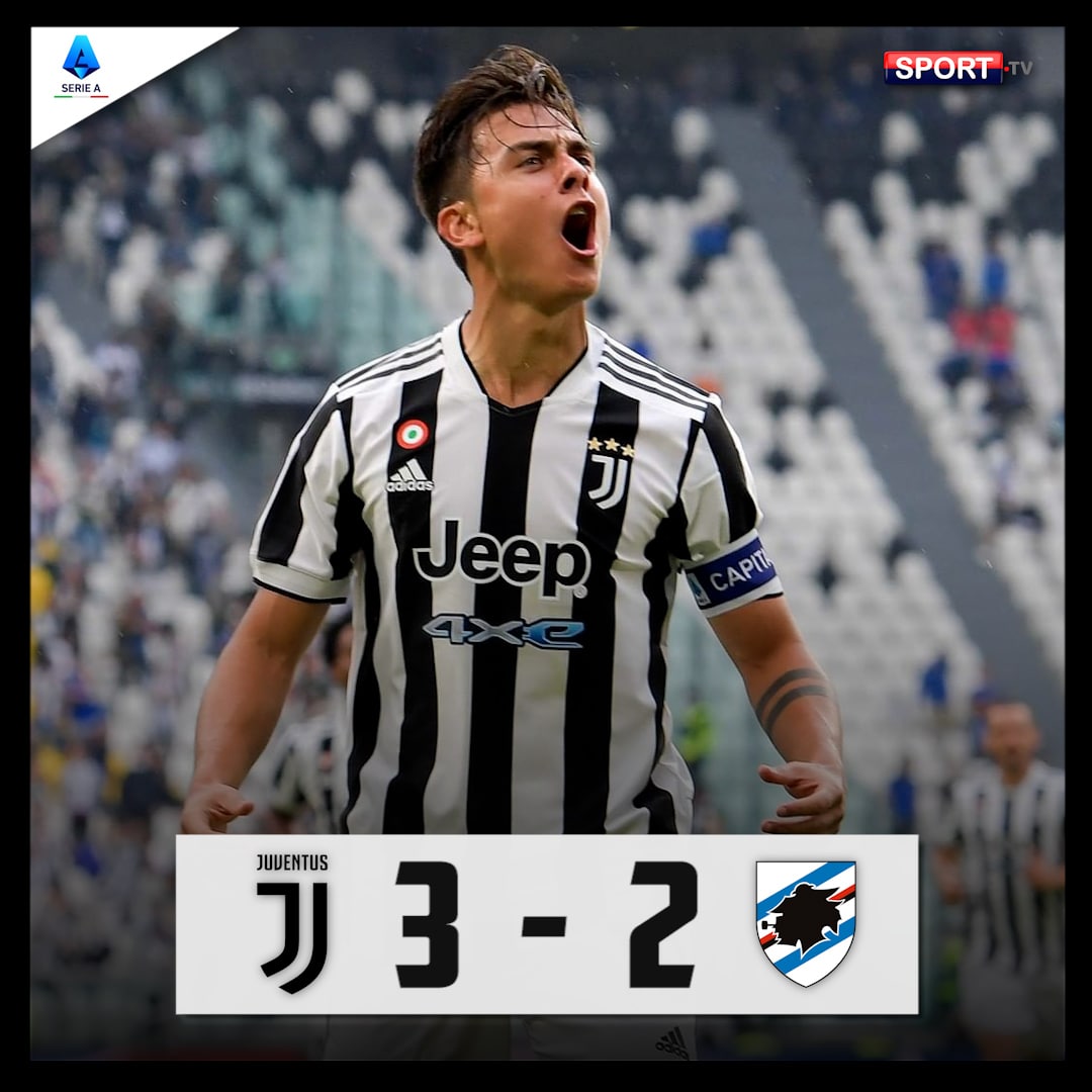 ☑️  Uchrashuv yakunlandi!

🇮🇹 Italiya A Seriyasi-2021/22 | 6-tur 

🏟 "Yuventus" 3:2 "Sampdoriya"

<a href="/UZSportTV/">SportTV</a> #uzsporttv #SerieA