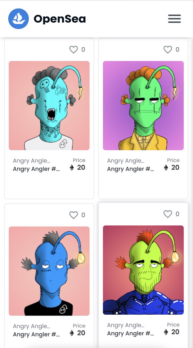 AngryA_nft's tweet photo. REVEAL has started!!! 👀👀

‼️ Visit: https://t.co/l7suwPbBP8 ‼️
 
MINT: https://t.co/3cAnQDrx9r 🎣

#nft #nfts #nftart #nftopensea #nftcollector #NFTCommmunity https://t.co/ITbnEEOqmW