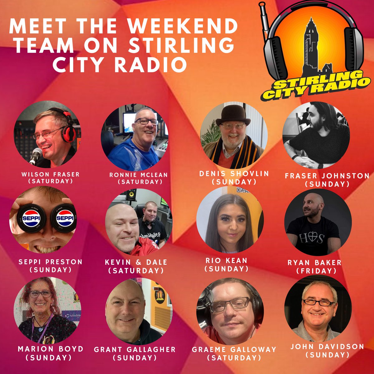 Weekends on Stirlingcityradio.com