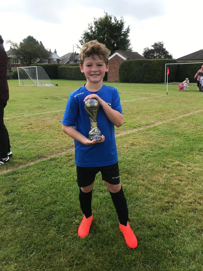 Man of the Match today well done Noah 👍⚽️⚽️⚽️