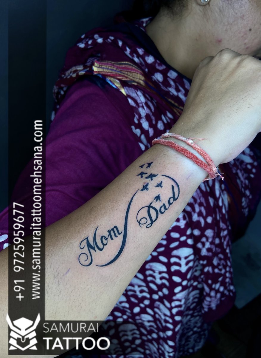 Sachin tattoos art gallery  Mom Dad tattoo by  Sachin at sachintattooz  momdad tattoos girls mom dad loveyou tattooed tattoodesign  tattoolove tattooink tattooworkers tattoolife tattoogirl tattoostyle  tattoo2me tattooart tattooing 