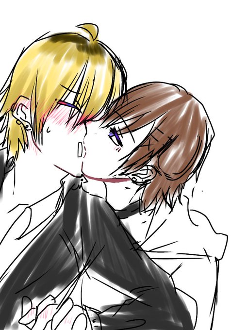 ちゅーしてのtwitterイラスト検索結果 古い順