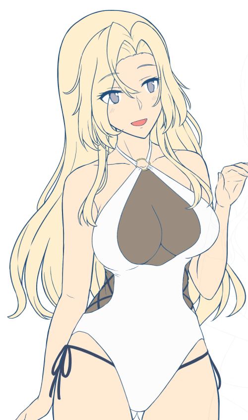 ホーネットの髪描くの好きなんだよな～。難しいんだけど 