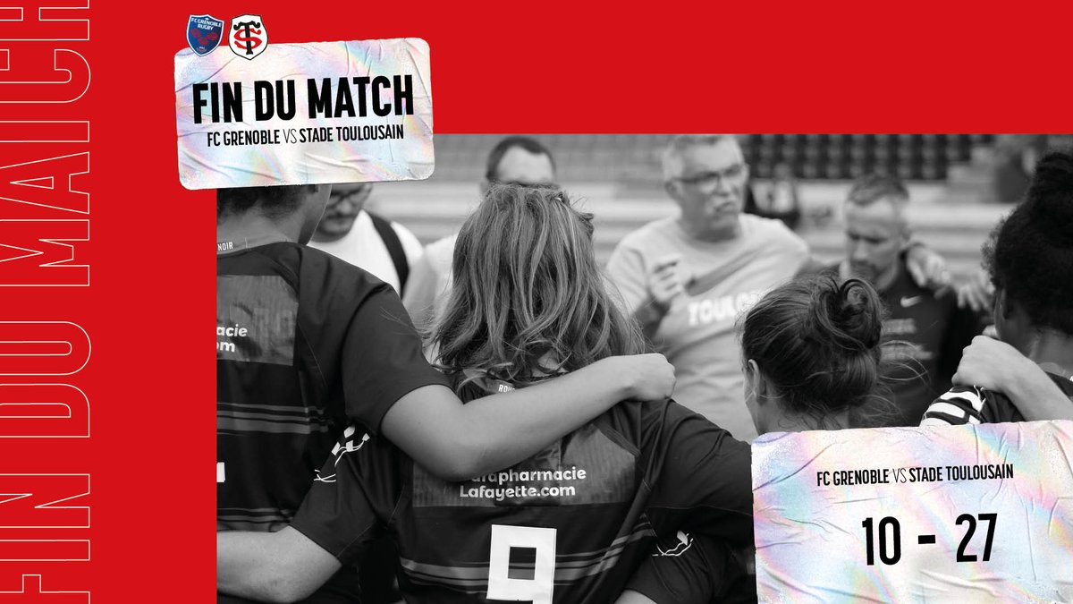 🔥𝙑𝙞𝙘𝙩𝙤𝙞𝙧𝙚 

Nos Féminines se sont imposées 10-27 face aux Amazones du FC Grenoble pour le deuxième match de la saison ! 

Bravo les filles ! 👏🔴⚫️