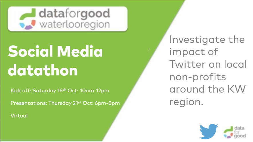 Data for Good Waterloo Region tweet media
