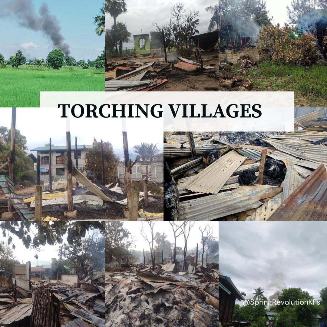 This morning,Kawlin, Wuntho Pinlaebu Cities:have been cut off internet lines.More than 20 Places internet outages in Myanmar &amp;  
Airstrikes are also underway.
Junta troops are doing various things to hurt the people,not getting the right information.
#JuntaCutOffInternetInMyanmar
