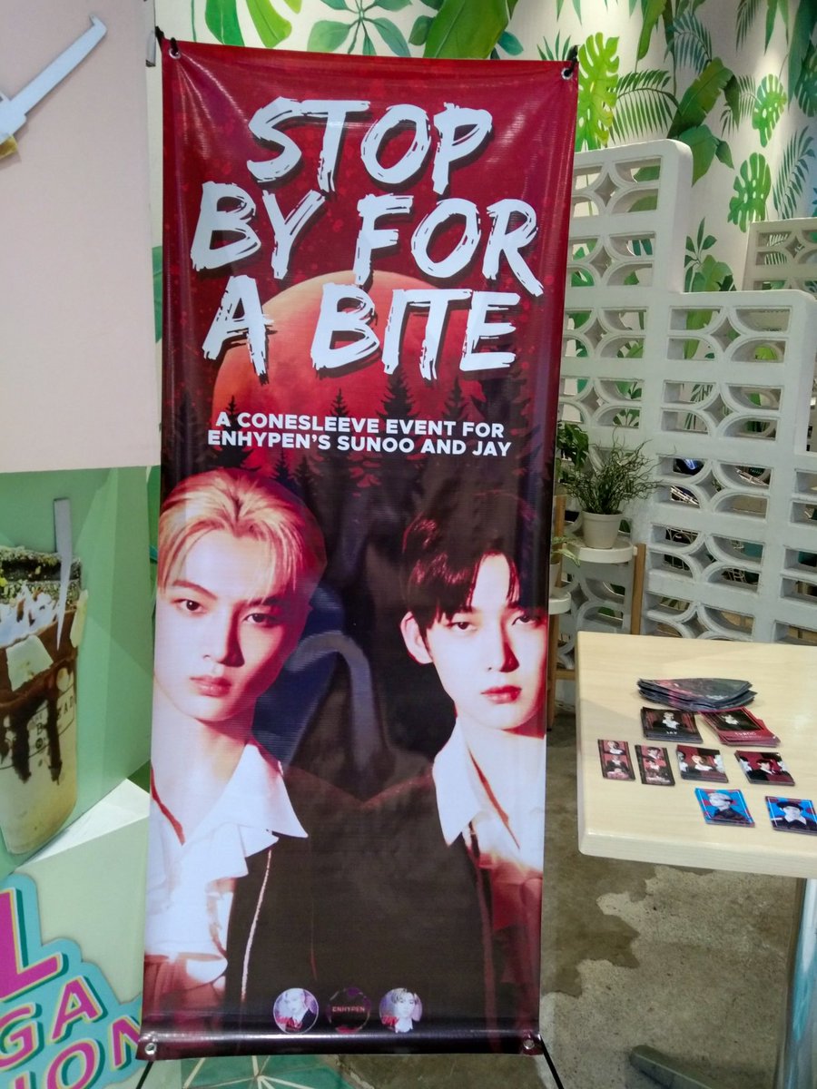 _lechugoooo's tweet photo. SunJay and JakeWon conesleeve event earlier at The Lost Bread SM Megamall ♡

@ENHYPEN_members
#ENHYPEN #IAM_ALIEN
#STOPBYFORABITE https://t.co/cSf6PD0V5t