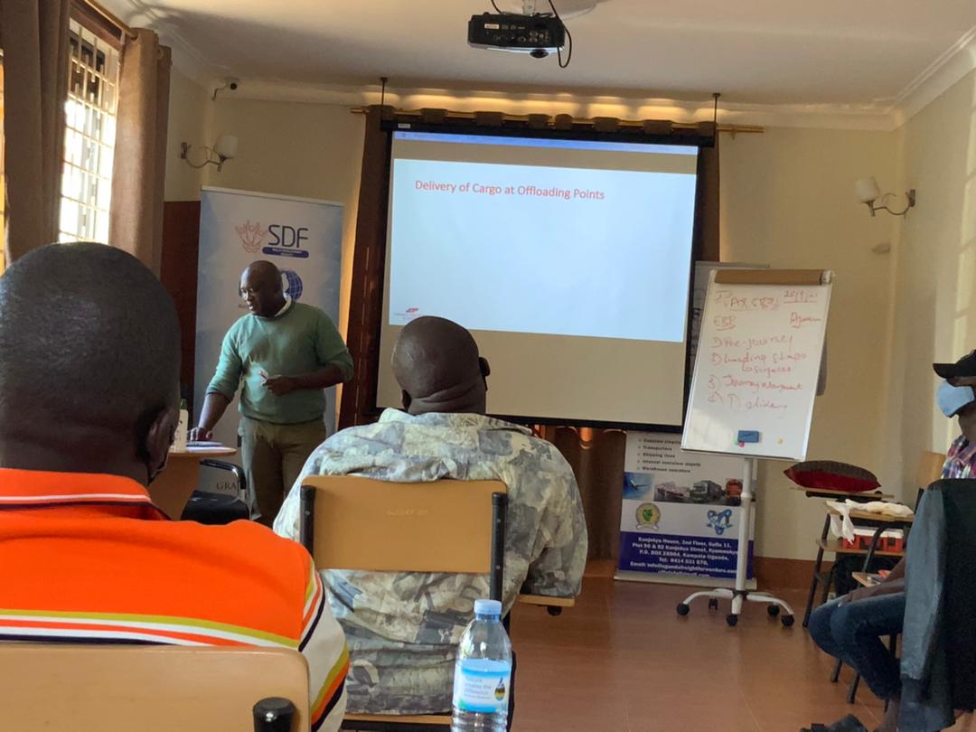 Road Safety is both a public health problem and an economic issue. 
Acc 2 <a href="/MoWT_Uganda/">Ministry of Works & Transport</a> <a href="/PoliceUg/">Uganda Police Force</a> On average, HGVs account for 13% of the total number of vehicles involved in crashes.
Today, we conducted a HGV driver CPD training in Incident Mgt in Road Transport &amp; Basic First Aid