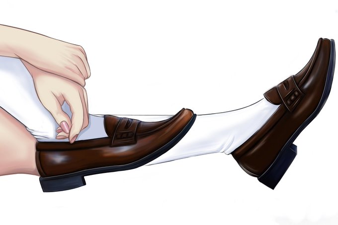 ローファーのtwitterイラスト検索結果