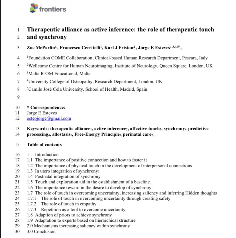 Our <a href="/COMEColl/">COME Foundation</a> work on active inference is developing quite nicely! Another paper submitted. Look forward to receiving some critical reviews! <a href="/CerritelliF/">Francesco Cerritelli</a>