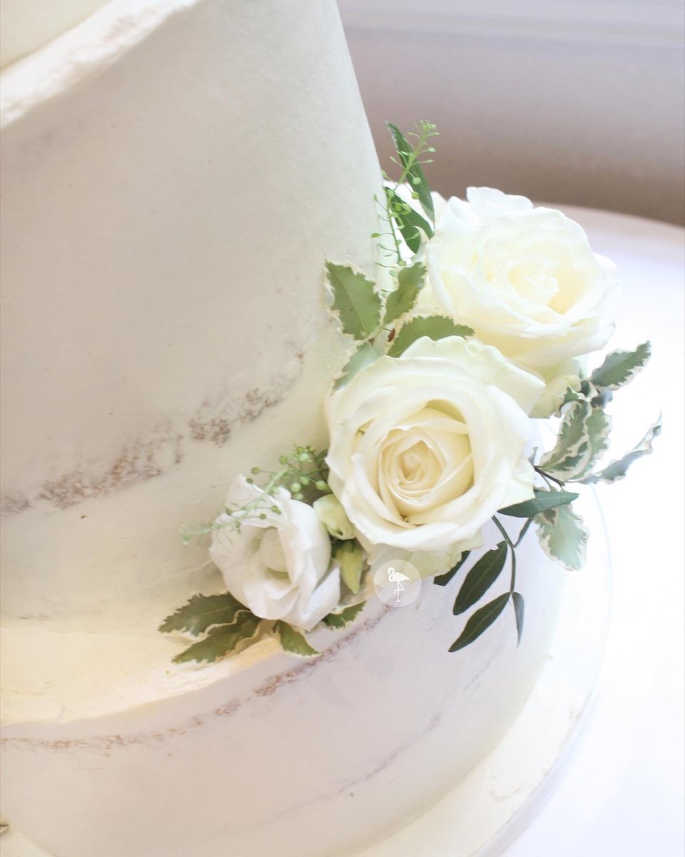 • K &amp; M • Congratulations to Kelly &amp; Mike who got married at Wood Hall Hotel and Spa in Wetherby on Friday! 🤍
#theflamingobakery #seminakedcake #seminakedcakes #weddingcake #cakedecorating #weddingcakeideas #whiteweddingcake #woodhallhotel