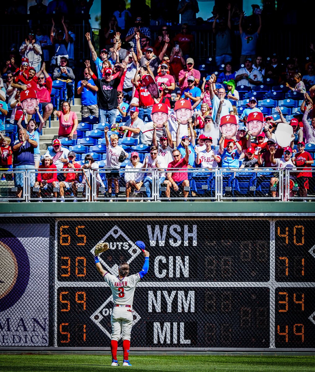 PhilliesCBP's tweet photo. One last bow for the regular season. 🥰 https://t.co/3VhD9zGRSY