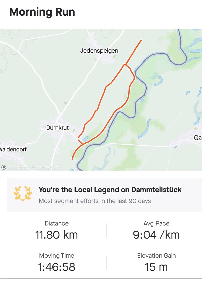 AllSissi's tweet photo. 😂  became a local legend after 3x running that course. BTW, I am getting pretty frustrated with MAF. I somehow cannot feel the tempo while running slow. Any advice? https://t.co/C5dn5xZD9J