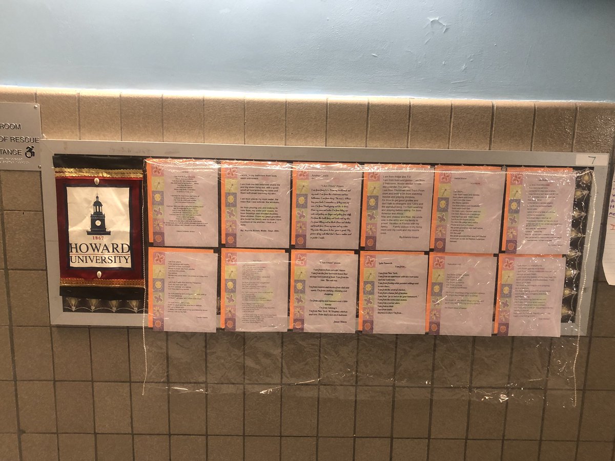 MiddleSchool35's tweet photo. Our academic showcases are coming alive….MINDS ON INSTRUCTION. #stayingfocused #beginwithendinmind #ms35rocs @D16SuptYMartin @ExecSuptKWatts @ofdc_nycschools https://t.co/RY8lzWRiLU