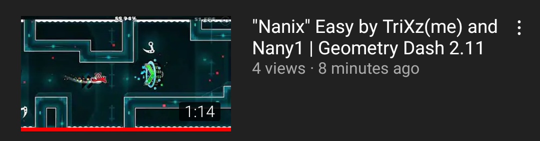 Nanyrt's tweet image. youtu.be/dQAnhHbruSI @ByTriXzZz
#GeometryDash #geometrydashlevel