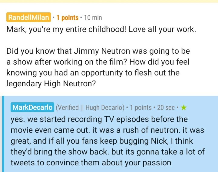 RandellMilan's tweet photo. @markdecarlo responded to me during his AMA on /r/AllStarBrawl. (My first time waking up in time for an AMA!)

@Nickelodeon, I know you see these tweets. Do the right thing. Return the Neutron to us. #ReleaseTheNeutronCut https://t.co/Y0RwWwLyoL