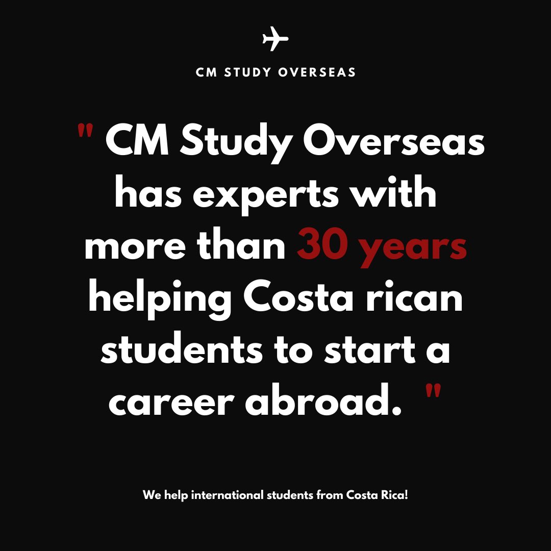 CMStudy's tweet photo. 🇨🇷🌎👉🏻 Tenemos pocos espacios los sábados por la mañana para estudiantes interesados en iniciar procesos de admisión en universidades en el extranjero!
📲 Escríbenos al WhatsApp 8349-8332 o a nuestro email cmstudyoverseas@outlook.com 
.
.

#studyabroad #studyoverseas #costarica https://t.co/O1qSQccgLV