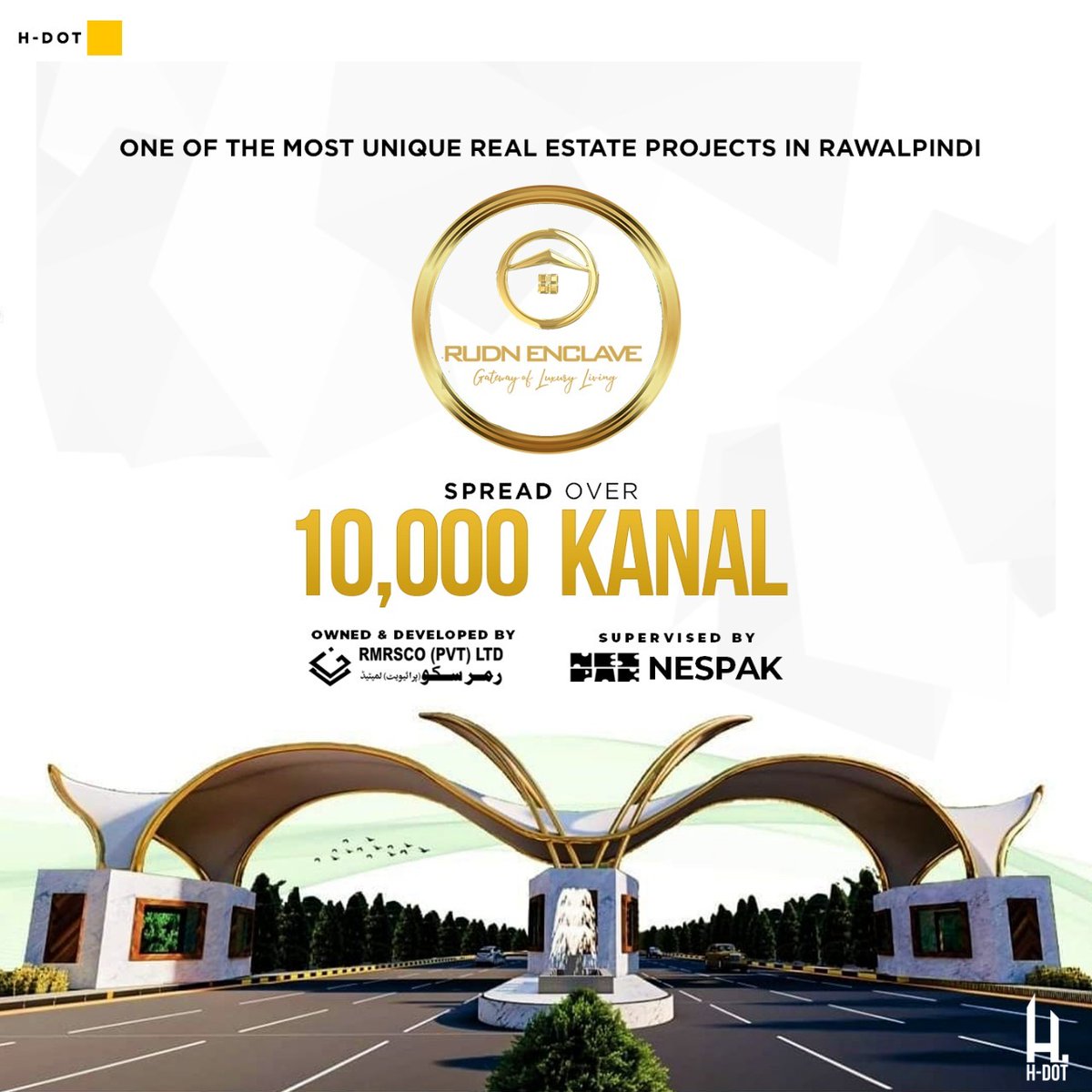 hdotpvtltd's tweet photo. Rudn Enclave
It is one of the most unique real estate projects in Rawalpindi. Spanning over a 10,000 Kanal,it is meant to offer a luxurious lifestyle and state of the art facilities.
Book your plot in Rudn Enclave with us today. Contact us or drop us a DM Now.
#HDot #RudnEnclave https://t.co/Ybo1JtcPYJ